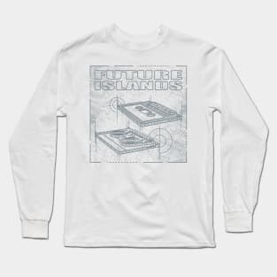 Future Islands - Technical Drawing Long Sleeve T-Shirt